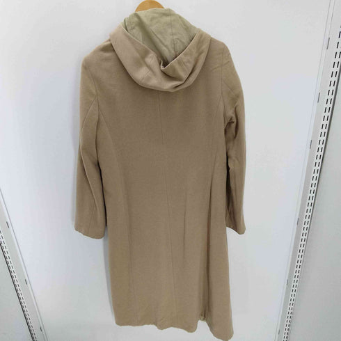 コムサデモード COMME CA DU MODE カシミヤ 100% リバーシブル フーデット カシミア ロング コート レディース