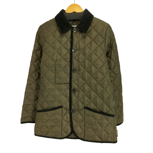 トラディショナルウェザーウェア Traditional Weatherwear コーデュロイ切替 キルティングジャケット レディース JPN:38