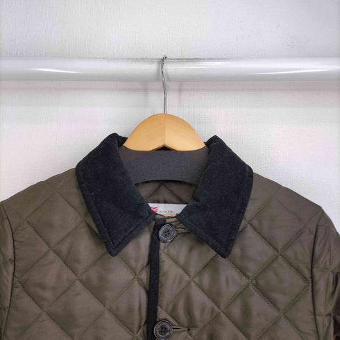 トラディショナルウェザーウェア Traditional Weatherwear コーデュロイ切替 キルティングジャケット レディース JPN:38