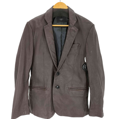 リューグーレザーズ Liugoo Leathers シープレザーテーラードジャケット メンズ JPN:L