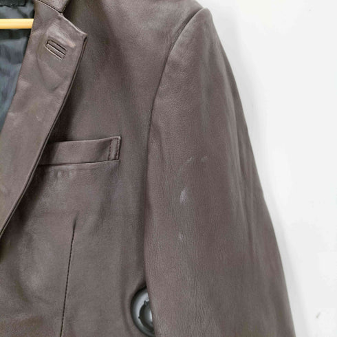 リューグーレザーズ Liugoo Leathers シープレザーテーラードジャケット メンズ JPN:L