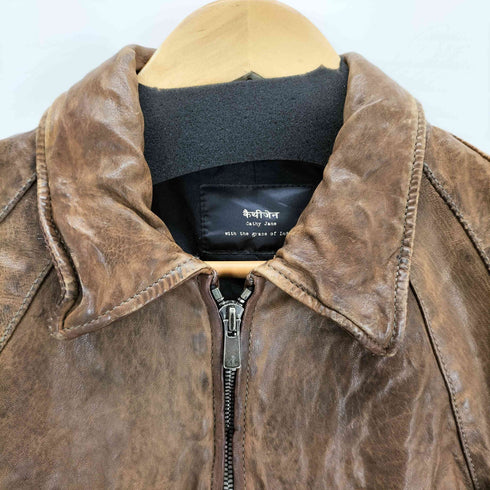 キャシージェーン Cathy Jane ジップアップレザージャケット メンズ JPN:3