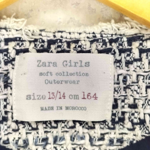 ザラ ZARA ツイードジャケット レディース 13/14