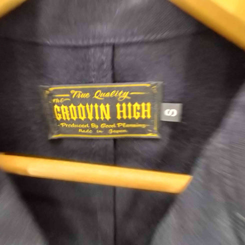 THE GROOVIN HIGH グルーヴィンハイ 1950s Style shop coat ショップコート ウール コットン 虎 トラ ワッペン 刺繍 カスタム ロング HBT ジャケット メンズ JPN:S