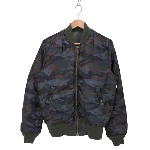 アルファインダストリーズ ALPHA INDUSTRIES リバーシブル カモ柄 ma-1 フライトジャケット メンズ JPN:M