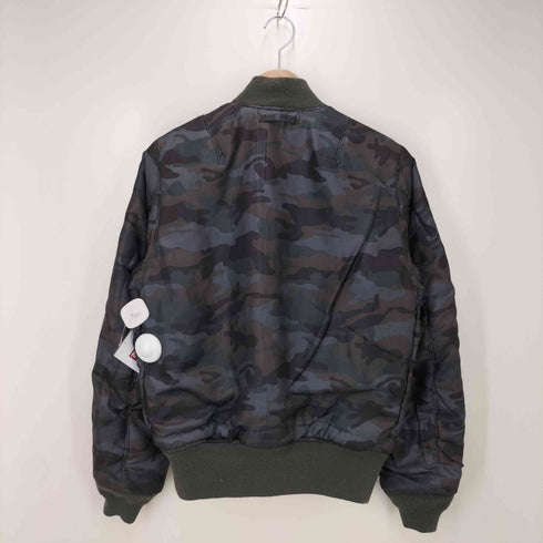 アルファインダストリーズ ALPHA INDUSTRIES リバーシブル カモ柄 ma-1 フライトジャケット メンズ JPN:M