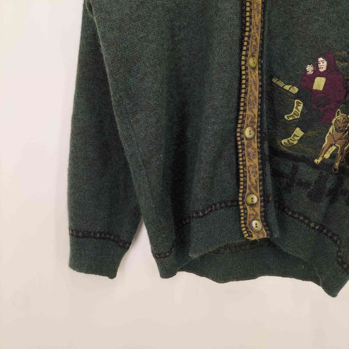 90s bizzarro イタリア製 アクリルカーディガン メンズ