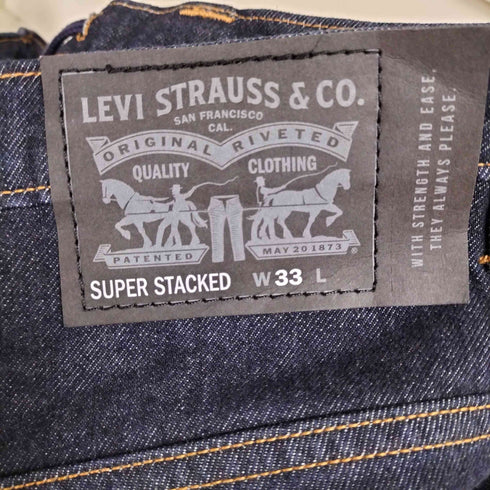 リーバイス Levis SKATE SUPER STACK STACKED ダークインディゴ RINSE メンズ W33