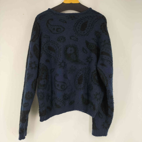 コーエン coen ペイズリー柄ニットカーディガン メンズ JPN:L