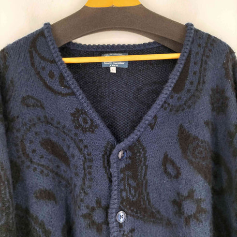 コーエン coen ペイズリー柄ニットカーディガン メンズ JPN:L