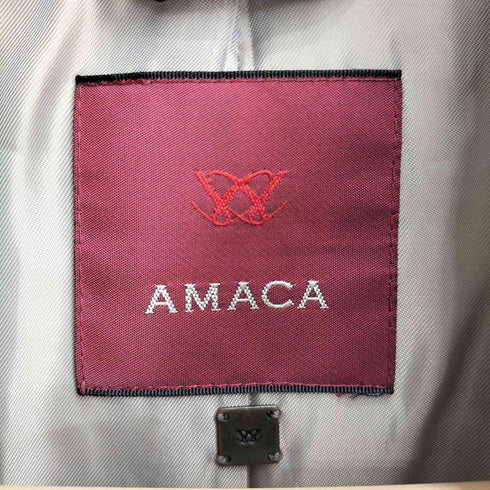 アマカ amaca ショールカラー ダウンコート レディース
