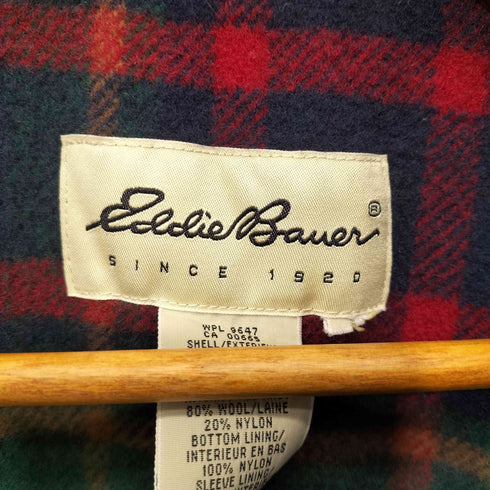 エディーバウアー Eddie Bauer 90s 裏地チェック コットンポリ マウンテンパーカー メンズ