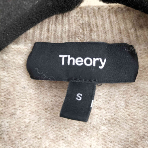 セオリー theory ナイロンアルパカ混 ウール ニットコート レディース JPN:S