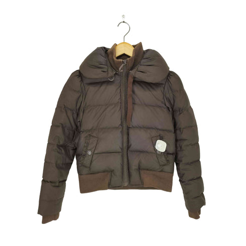 ジューシークチュール JUICY COUTURE クロップド丈ダウンジャケット レディース S