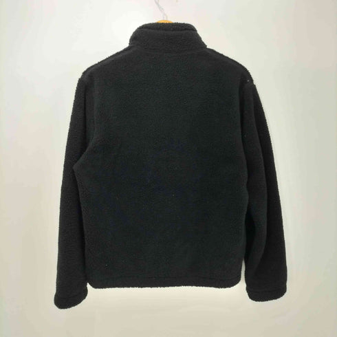 ユニクロ UNIQLO 24AW ボアフリースジャケット Sサイズ ブラック メンズ JPN:S