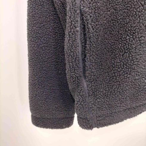 ユニクロ UNIQLO 24AW ボアフリースジャケット Sサイズ ブラック メンズ JPN:S