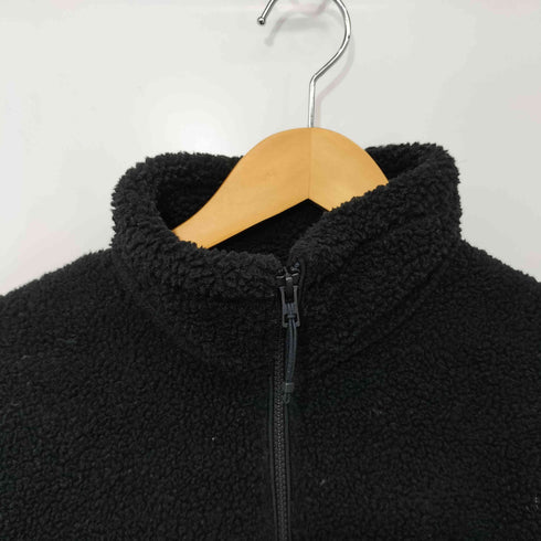 ユニクロ UNIQLO 24AW ボアフリースジャケット Sサイズ ブラック メンズ JPN:S
