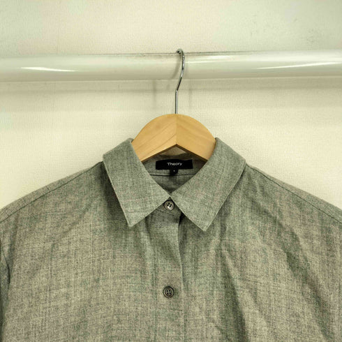 セオリー theory 23AW ウール100 長袖シャツ レディース JPN:S
