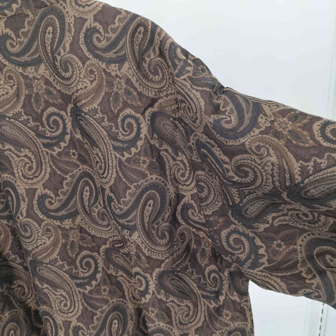 スーパーノヴァ supernova. ダブルジップ ペイズリー柄 スタンドカラー ジャケット メンズ JPN:M