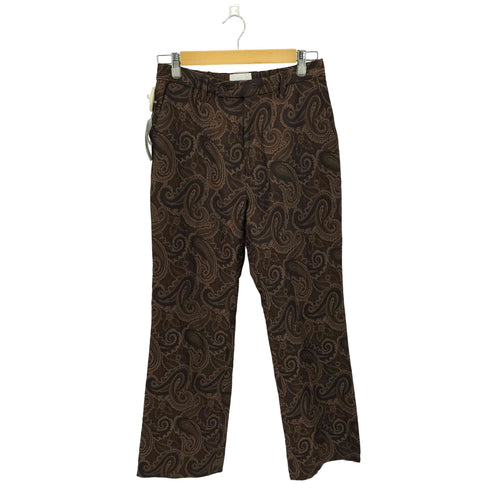 スーパーノヴァ supernova. シルク混 ペイズリー柄 ジャガード フレアパンツ メンズ JPN:M