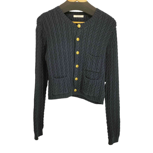 マカフィー MACPHEE 24SS ハイブリットコットン レースアッププルオーバー レディース JPN:S