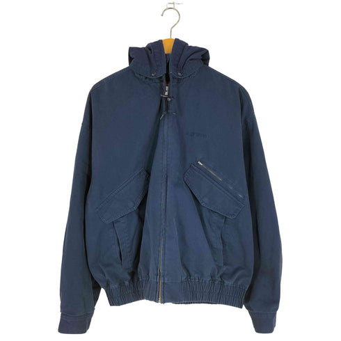 シュプリーム Supreme 24AW Leather Collar Utility Jacket レザーカラー ユーティリティ ジップアップ ジャケット メンズ import:M