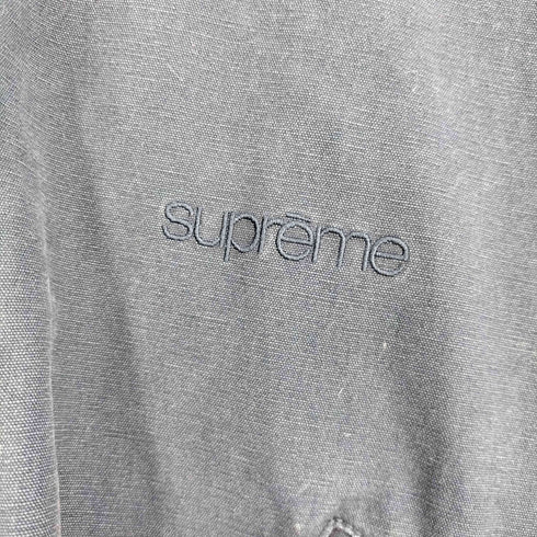 シュプリーム Supreme 24AW Leather Collar Utility Jacket レザーカラー ユーティリティ ジップアップ ジャケット メンズ import:M