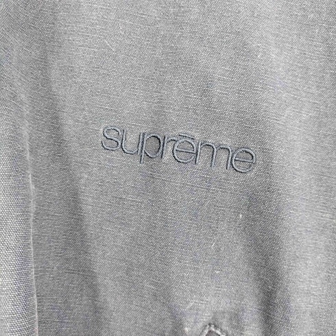 シュプリーム Supreme 24AW Leather Collar Utility Jacket レザーカラー ユーティリティ ジップアップ ジャケット メンズ import:M