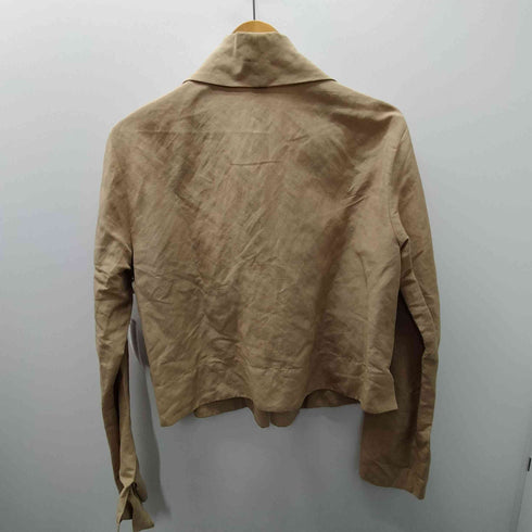 ジーリ gigli ROMEO GIGLI リネン混 デザインシャツジャケット レディース M