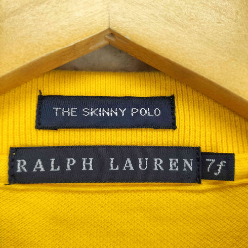 ラルフローレン RALPH LAUREN the skinny polo ポニー刺繍 鹿の子長袖ポロシャツ レディース 7f