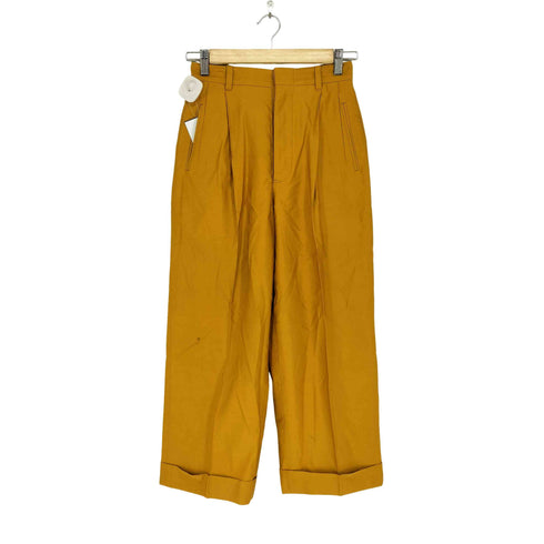 ジーリ gigli ROMEO GIGLI ボタンフライ クロップドパンツ レディース