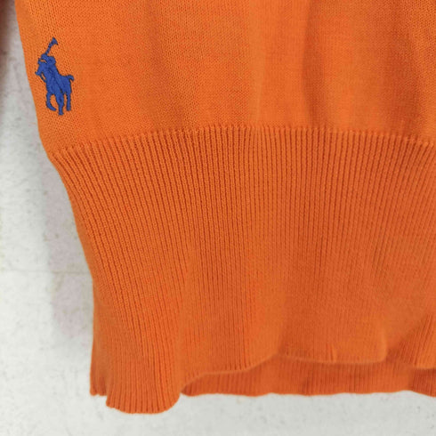 ラルフローレン RALPH LAUREN ポニー刺繍Vネックニット レディース M