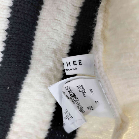 マカフィー MACPHEE 23SS ハイブリットコットンケーブル クルーネックカーディガン レディース JPN:S