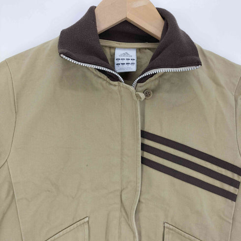 アディダス adidas 00S ハイネック 比翼 ジップアップ トラック ジャケット レディース JPN:M