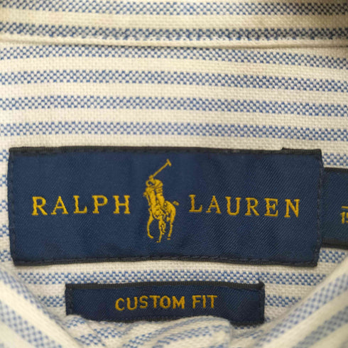 ラルフローレン RALPH LAUREN CUSTOM FIT ポニー刺繍 L/S ボタンダウンシャツ レディース XS