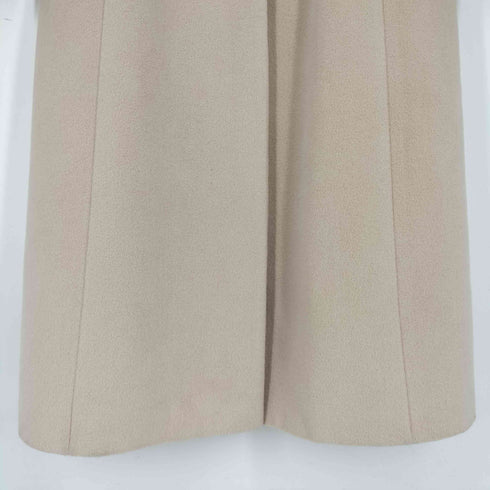 ANIS アンゴラ混ウール フォックスファー ベルテッド ステンカラーコート レディース JPN:L