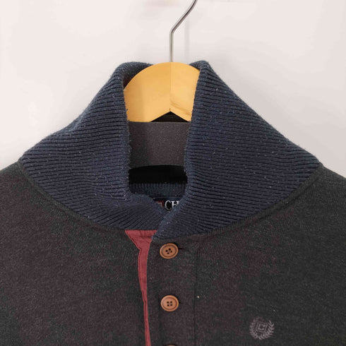 チャップス CHAPS ショールカラー ニットポロシャツ メンズ import:L