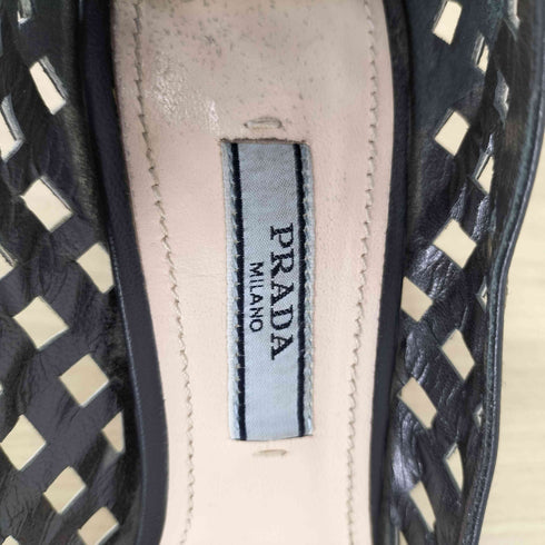 プラダ PRADA メッシュデザインパンプス レディース 36 1/2