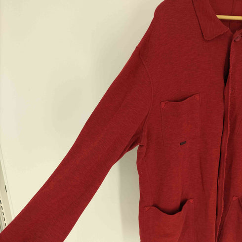 パパス papas 4ポケット 胸元王冠刺繍 ニット カーディガン レディース import:M