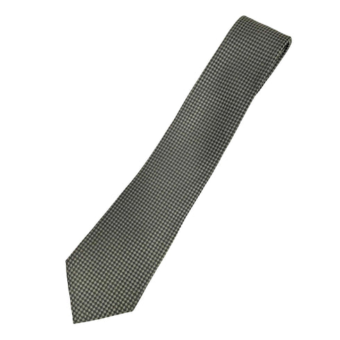 カルバンクライン CALVIN KLEIN ダイヤ総柄 シルクネクタイ メンズ