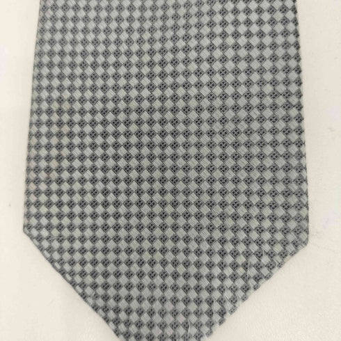 カルバンクライン CALVIN KLEIN ダイヤ総柄 シルクネクタイ メンズ