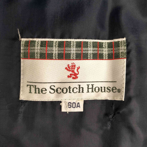 ザスコッチハウス The Scotch House ダブルボタン メルトンウール ステンカラーコート レディース 160A