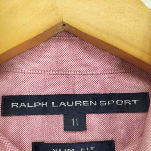 ラルフローレンスポーツ RALPH LAUREN SPORT SLIM FIT ポニー刺繍 L/S ボタンダウンシャツ レディース 11