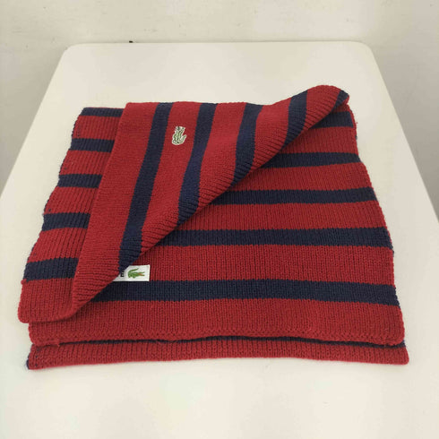 ラコステ LACOSTE ボーダーマフラー レディース