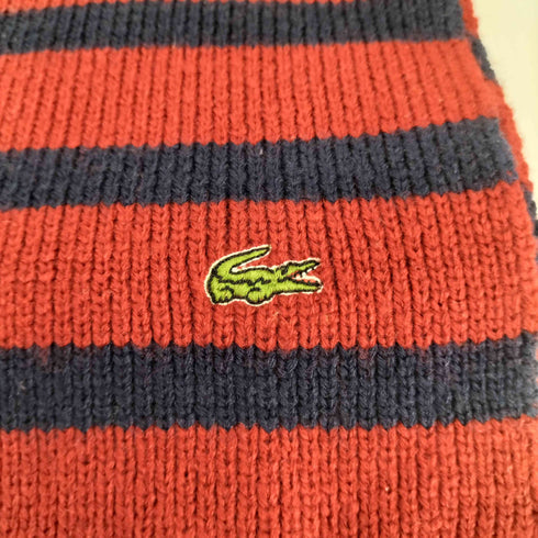 ラコステ LACOSTE ボーダーマフラー レディース