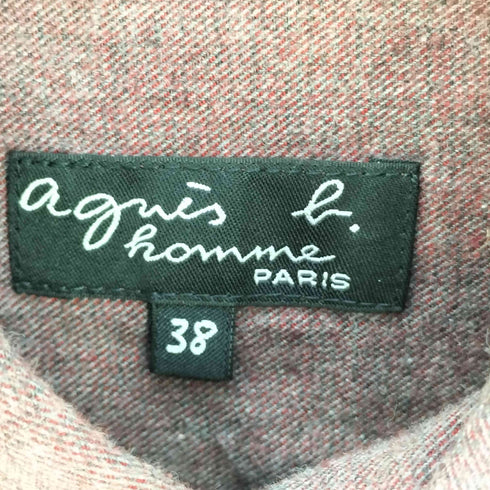 アニエスベーオム Agnes b.homme コットン ポケットシャツ メンズ FR:38