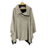 ノーアイディーブラック NO ID.BLACK ボリュームネックニットZIPポンチョ メンズ ONE SIZE