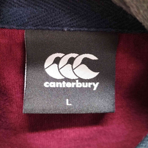 カンタベリー CANTERBURY ラガーシャツ メンズ import:L
