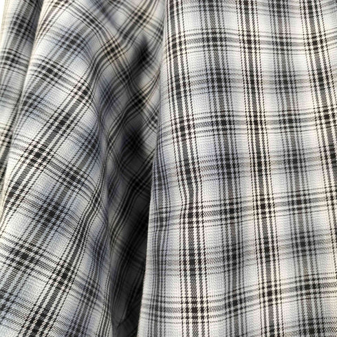 サルヴァトーレフェラガモ Salvatore Ferragamo イタリア製 チェック柄 コットン レギュラーカラー シャツ メンズ import:S