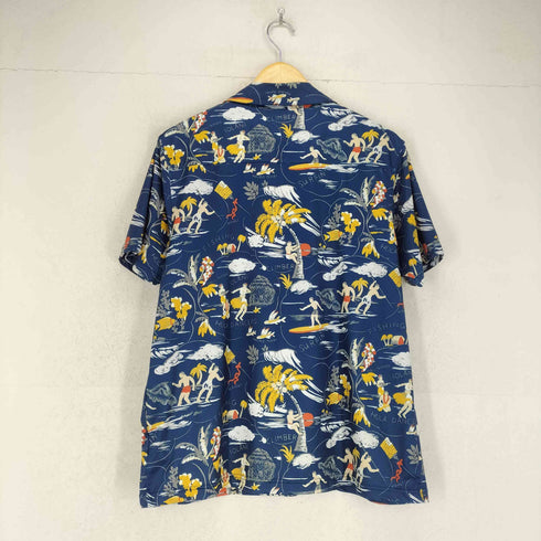 イオラニ IOLANI 総柄 アロハシャツ メンズ M
